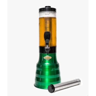 Imagem de Torre Chopp 2 L Base Giratória Copo Removível 2 Refil Verde