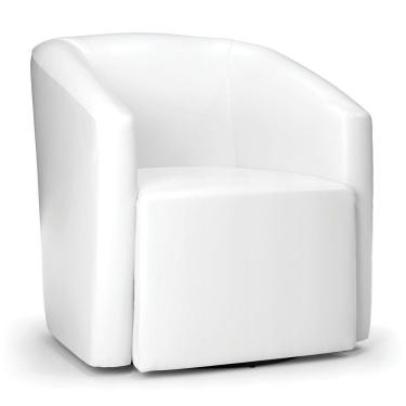 Imagem de Poltrona Stella Max Corano Base Giratória - D\'rossi Cor Branco