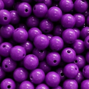 Imagem de BOLINHA DE RESINA Nº 10 (20 G) - LADEIRA BIJUTERIAS, Roxo