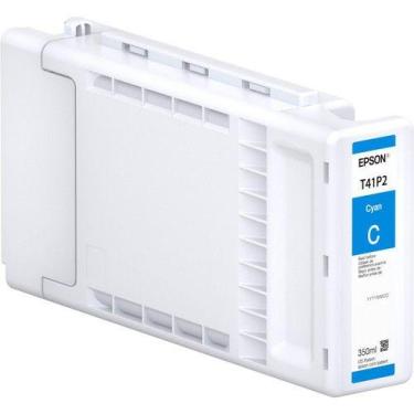 Imagem de Cartucho tinta epson ciano 350ml t41p220 original