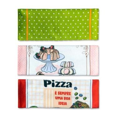 Imagem de Pano De Prato Dohler Atacado Atoalhado Prata Kit Com 10 Peças, Pano De