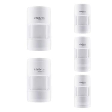 Imagem de Kit 5 Sensores De Presença Sem Fio Ivp 8000 Pet Intelbras