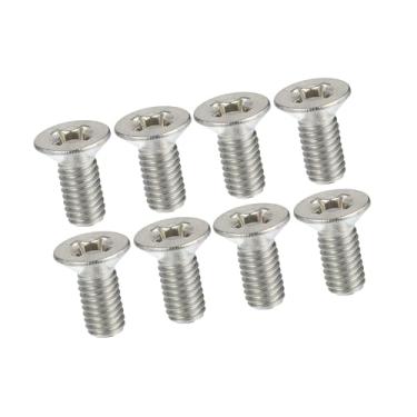 Imagem de VekAuto 8 peças de parafusos de rotor de disco de freio de aço inoxidável kit de parafusos de retenção dianteiros traseiros 93600-06014-0H 51741440 para Honda Accord Civic CRV acessórios automotivos