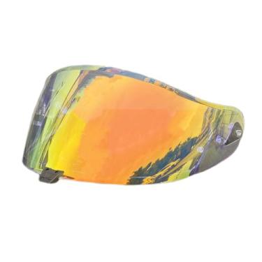 Imagem de BSTOP Aeroblade 5 Shield Replacement For OGK Kabuto Aeroblade 5/6 Face Shield Visor Proteção UV (Revo Clear Red-dia e noite)