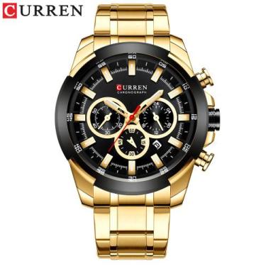 Imagem de Relógio Masculino Curren 8361 Technos Preto E Marrom - J-one