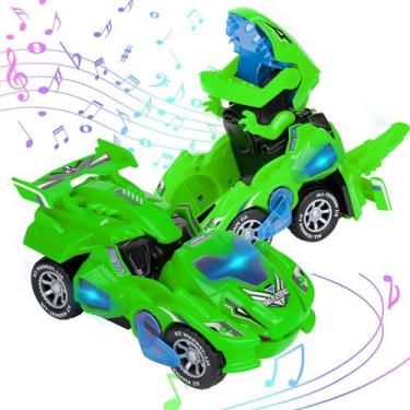 Imagem de Brinquedos automáticos de dinossauro com música, carros dinossauros au