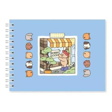 Imagem de Caderno Bobbie Goods 50 Folhas Azul-Celeste Ou Rosa