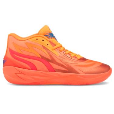 Imagem de PUMA Tênis de basquete masculino MB.02 X Supernova - Laranja, Laranja, 42 BR