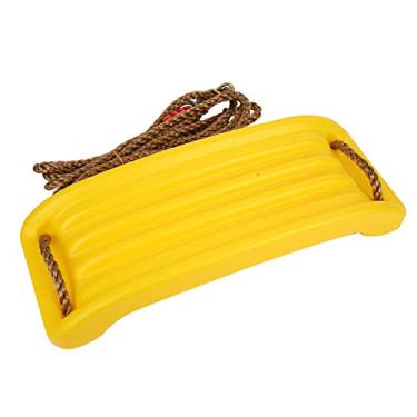 Imagem de RiToEasysports Sede do Assento de Balanço de Corda Trançada Com Várias Fita, Placa Não Deslizante, Estrutura de Treliça Mecânica, Material Plástico de Qualidade, Maravilhoso Acessório Recreativo,