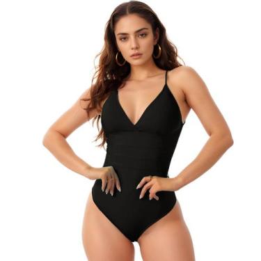 Imagem de Maiô Modelador Frente Única Com Bojo Cavado Acinturado Firme - HYPE MO