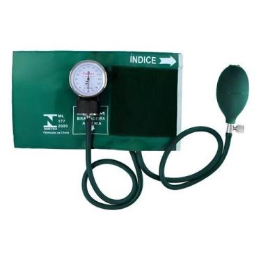 Imagem de Esfigmomanômetro Aneróide Premium Verde 35 Cm - G-tech