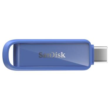 Imagem de SanDisk Unidade de telefone de 1 TB com USB tipo C - para smartphones, tablets e computadores - até 150 MB/s, USB 3.2 geração 1 - azul marítimo - SDIXS0N-1T00-GN6ND