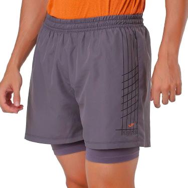 Imagem de SHORT COM BERMUDA INTERNA GRAFITE P