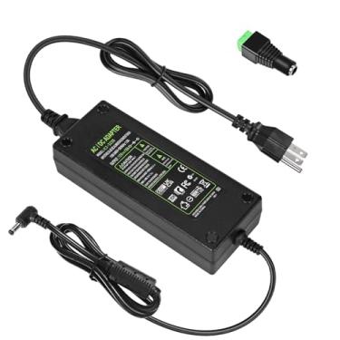 Imagem de Adaptador de fonte de alimentação de 12V 10A 120W 110-240V AC para DC 24V, fonte de alimentação CC de 24 volts para monitor de câmera CCTV com luz LED, transformador de comutação de 120 W 5,5 x 2,5 mm