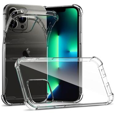 Imagem de [GL CASES] Capa iPhone 13 PRO Slim Clear Anti Impacto Reforçada Silicone Transparente Case Flexível Capinha Apple iPhone 13 PRO Anti Choque Encaixe Preciso Com Proteção Para Câmera e Tela