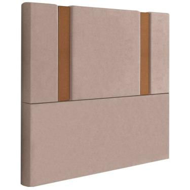 Imagem de Cabeceira Solteiro 88 cm Veron Veludo Rose Soon