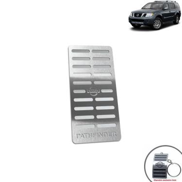 Imagem de Descanso De Pé Aço Inox Nissan Pathfinder 2006 A 2009 Prata