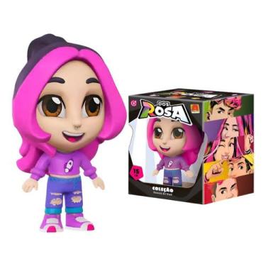 Imagem de Boneca Infantil Vinil 15cm Dos Rosa - Katlen - Algazarra