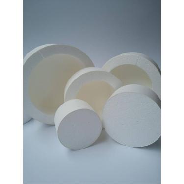 Imagem de Bolo fake    isopor com eva sem emenda 5and  branco 