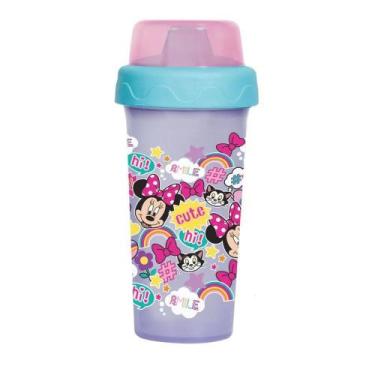 Imagem de Copo Infantil BabyGo Minnie com Tampa 340ml