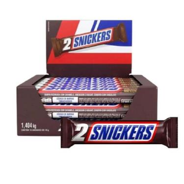 Imagem de Kit 18 Chocolate Snickers Original 78g Cada