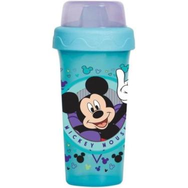 Imagem de Copo Infantil Babygo Mickey Com Tampa 340ml