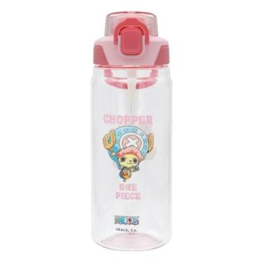 Imagem de Garrafa com Alça e Canudo One Piece Chopper BPA Free Miniso