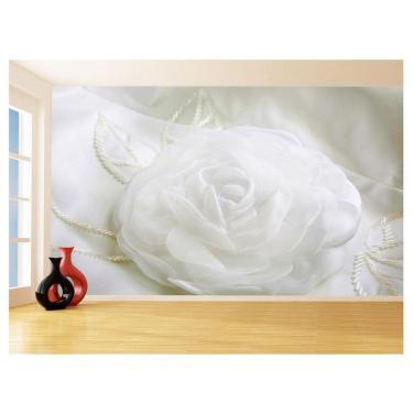 Imagem de Papel De Parede 3D Floral Textura Sala Flores 3,5M Xfl252