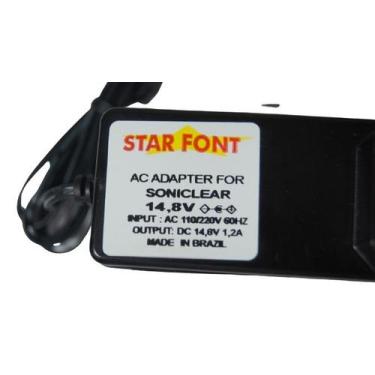 Imagem de Fonte DC 14,8V 1,2A Compatível com Inaladores Minisonic Soniclear - Id