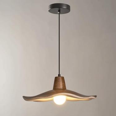 Imagem de YQSLQZZ Luminária pendente de sala de jantar estilo Wabi-sabi, luzes de teto vintage para casa de fazenda, iluminação decorativa acima do lustre de mesa de jantar da ilha da cozinha, base E27