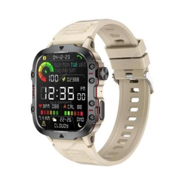 Imagem de Relógio Inteligente Militar Masculino, Monitor De Frequência Cardíaca,