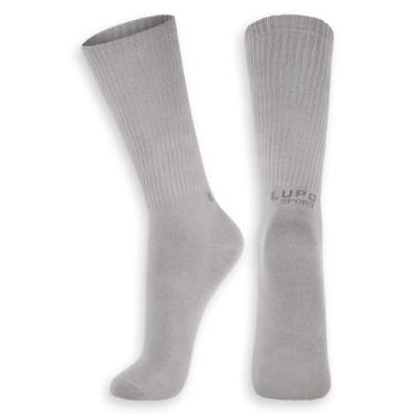 Imagem de Meia Esportiva Cano Longo Lupo 3292-010, Cinza, 41-44