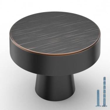 Imagem de Knob KNOKLOCK, pacote com 10 unidades, bronze polido a óleo, 3,2 cm, r