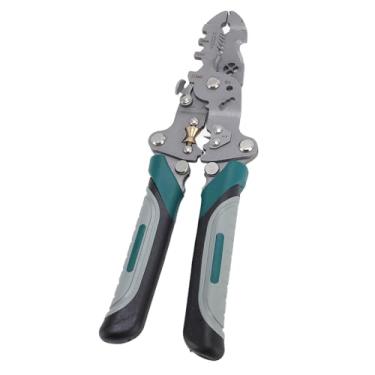 Imagem de Fafeicy Alicate de Pressão para Divisão de Fio, Descascador de Fio Multifuncional Dobrável 18 Em 1 para de 0,08 Mm a 1,6 Mm, Material CR V Com Lâminas de Alta Dureza para Eletricistas e Bricolage