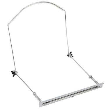 Imagem de RiToEasysports Liga de Metal Durável Ajustável do Suporte da Gaita de 24 Furos para Acessórios Profissionais do Instrumento de Jogo (24 buracos de prata)