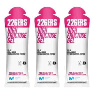 Imagem de KIT 3 Saches Gel Carboidratos High Fructose sabor Morango