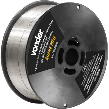 Imagem de Arame mig 0,8mm 1kg sem gás para mm150 - Vonder