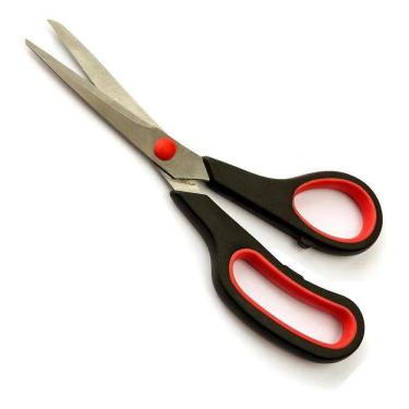 Imagem de 2X Tesoura Grande Multiuso Escritório Inox 21Cm