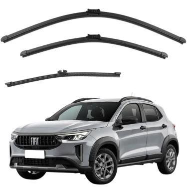 Imagem de Kit Palhetas Pulse 2022 a 2025 Limpador de Parabrisa e Vidro Traseiro de Silicone Chuva