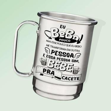 Imagem de Caneca Alumínio Personalizada Coleção Frases Vários Modelos - Sublimiu