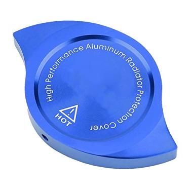 Imagem de Eujgoov Tampa do Radiador do Carro Tampa de Substituição de Alumínio Decorativa para Gm Billet água Mugen Cl Csx Ilx Mdx Nsx 6 Cores de Liga Cnc Liga Leve Resistente a Desgaste Durável (Azul)