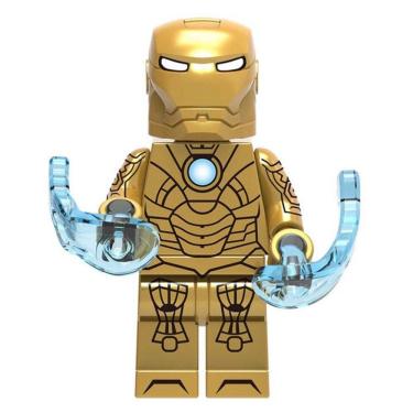 Imagem de Boneco Blocos De Montar Homem De Ferro Armadura Mark Mk21