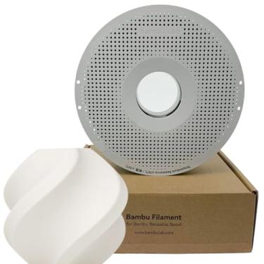 Imagem de Filamento Impressora 3d PA6-GF Bambu Lab 1kg 1,75mm Carretel Cor White Branco 72102