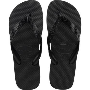 Imagem de Chinelo Havaianas Top FC Básica, Preto, 35/36