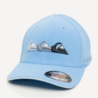 Imagem de Boné Quiksilver Aba Curva Emb Three Logo SM26 Regata, M, Blue