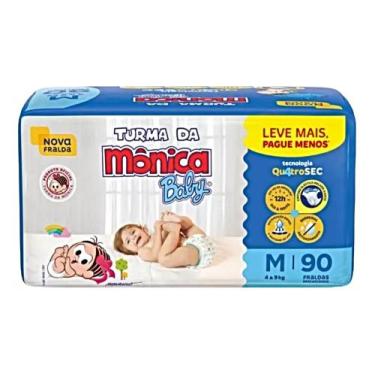 Imagem de Fralda Turma da Mônica Baby Leve Mais Pague Menos - Ontex, M