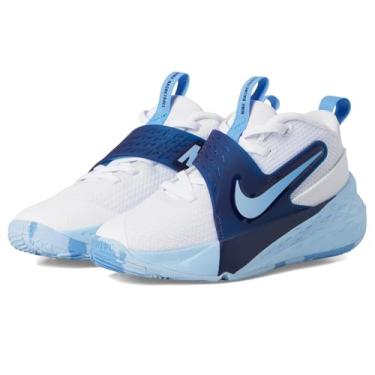Imagem de Nike Tênis infantil unissex Team Hustle D 12 (criança pequena), Branco/azul universitário/azul psíquico, 15