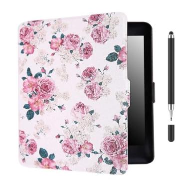 Imagem de Akacy Capa com padrão pintado para Amazon Kindle geração 8ª (versão 2016), modelos SY69JL. fina e leve, à prova d'água (20)