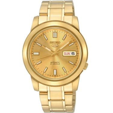 Imagem de Relógio SEIKO masculino automático dourado SNKK98B1 C1KX
