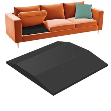 Imagem de HZCGJMY Suporte de almofada de sofá para assento flácido, inserção de espuma de densidade firme, substituição trapezoidal, suporte de assento de sofá para móveis, suporte de sofá flácido, sob a